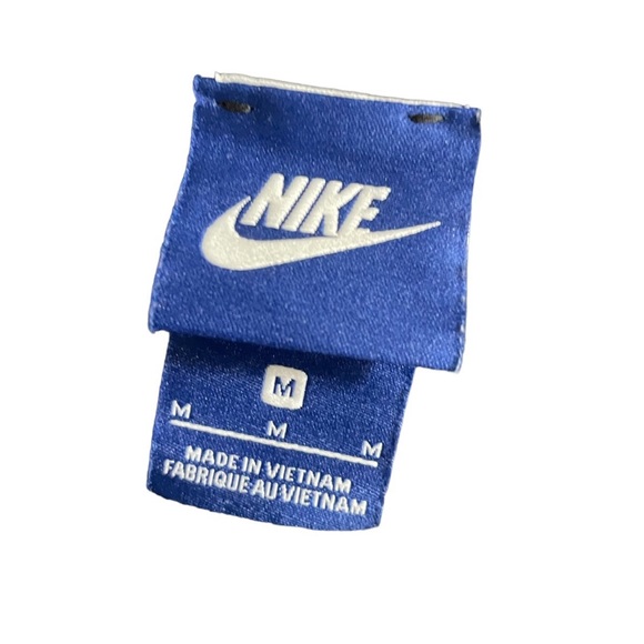 Nike Printed front logo Mesh Tshirt black white SzM - Picture 5 of 12